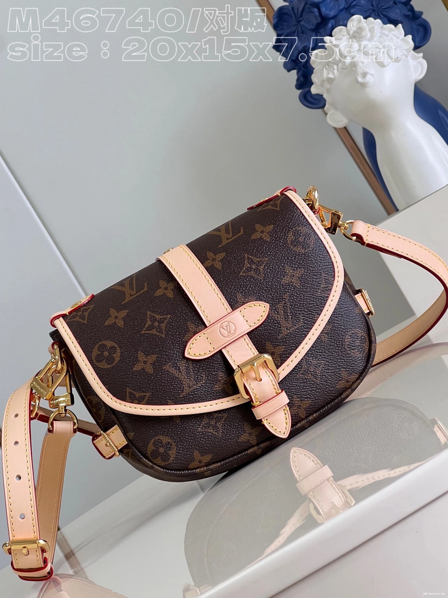 AAA Pruses Bags BB Saumur LOUIS VUITTON 0721